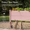 imageBest Choice Products 48 x 24 x 30 Raised Garden Bed with Extra Deep 16 Depth Elevated Wood Planter Box Stand for Backyard Patio Balcony Natural Fir Wood  Acorn BrownPink