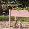 imageBest Choice Products 48 x 24 x 30 Raised Garden Bed with Extra Deep 16 Depth Elevated Wood Planter Box Stand for Backyard Patio Balcony Natural Fir Wood  Acorn BrownPink