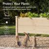 imageBest Choice Products 48 x 24 x 30 Raised Garden Bed with Extra Deep 16 Depth Elevated Wood Planter Box Stand for Backyard Patio Balcony Natural Fir Wood  Acorn BrownNatural