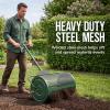 imageBest Choice Products Compost Spreader 24Inch Peat Moss Spreader HeavyDuty Steel Lawn amp Soil Spreader for Topdressing Sand Manure amp Mulch Adjustable THandle