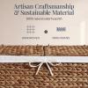 imageBest Choice Products Storage Trunk Basket wLid Large Woven Storage Basket Organizer wSeparate Lids Washable Sectioned Liner Bag for Living Room Bedroom Laundry Room Nursery  NaturalChestnut