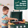 image:imageBest Choice Products Kids BBQ Grill Playset Wooden Play Kitchen Toy with 28 Accessories Realistic Toy Grill with Clicking Knobs Side Burners amp Storage IndoorOutdoor for Toddlers Boys amp Girls
