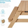 image:imageBest Choice Products Kids Picnic Table with Umbrella 3in1 Sand amp Water Table Outdoor Convertible Picnic Table for Toddlers Seats 4 Removable Top 2 Buckets  PinkGreen