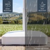 image:imageBest Choice Products 55lb Fillable Umbrella Base Stand Plastic Patio Umbrella Stand with Pole Holder Adjustment Knob for Outdoor Lawn Deck Asscher Design  WhiteWhite  Square