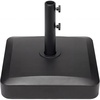 image:imageBest Choice Products 55lb Fillable Umbrella Base Stand Plastic Patio Umbrella Stand with Pole Holder Adjustment Knob for Outdoor Lawn Deck Asscher Design  WhiteBlack  Square