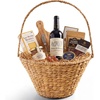 image:imageBest Choice Products Handwoven Gift Basket for Mothers Day Medium Woven Storage Basket for Gifts Candles amp Flowers WCollapsible Handle Tapered Shape Water Hyacinth 15 Inch Basket  NaturalNatural