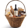 image:imageBest Choice Products Handwoven Gift Basket for Mothers Day Medium Woven Storage Basket for Gifts Candles amp Flowers WCollapsible Handle Tapered Shape Water Hyacinth 15 Inch Basket  NaturalChestnut