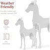 image:imageBest Choice Products 3Piece 56in Reindeer Family Silhouette Set Outdoor Christmas Deer Set PVC Yard Decoration Holiday Decor for Lawn Garden Display wBuck Doe Fawn