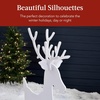 image:imageBest Choice Products 3Piece 56in Reindeer Family Silhouette Set Outdoor Christmas Deer Set PVC Yard Decoration Holiday Decor for Lawn Garden Display wBuck Doe Fawn