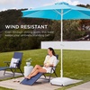 image:imageBest Choice Products 123lb Capacity Fillable Mobile Umbrella Base Heavy Duty Market Stand for Patio Deck Poolside w 4 Wheels 2 Locks 2 Knobs WindResistant Design  WhiteWhite