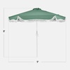 image:imageBest Choice Products 9ft Fringe Market Patio Umbrella  Outdoor Boho Tassel Sunshade for Table Pool Deck Backyard  UPF50 Easy Tilt Heavy Duty Steel Pole amp Ribs  Navy PinstripeSeaglass