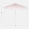 image:imageBest Choice Products 9ft Fringe Market Patio Umbrella  Outdoor Boho Tassel Sunshade for Table Pool Deck Backyard  UPF50 Easy Tilt Heavy Duty Steel Pole amp Ribs  Navy PinstripePink Pinstripe