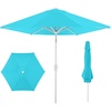 image:imageBest Choice Products 75ft Patio Umbrella White Pole Outdoor Market Umbrella with Push Button Tilt and Crank Lift Steel Pole Umbrella for Backyard Patio Garden Pool Outdoor Shade  Flamingo PinkSky Blue
