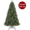image:imageBest Choice Products 12ft PreLit Instant Setup No Fluff Hinged Artificial Spruce Christmas Tree w 1250 LED Lights 4693 Memory Steel Tips Metal Stand