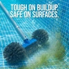 image:imageBest Choice Products 20 Pool Brush with 9 ft Aluminum Pole  HeavyDuty Swimming Pool Wall amp Floor Cleaning Set for Inground amp Above Ground Pools Reinforced Brush BracketPool Brush Only