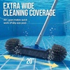 image:imageBest Choice Products 20 Pool Brush with 9 ft Aluminum Pole  HeavyDuty Swimming Pool Wall amp Floor Cleaning Set for Inground amp Above Ground Pools Reinforced Brush BracketPool Brush with Pole