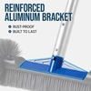 image:imageBest Choice Products 20 Pool Brush with 9 ft Aluminum Pole  HeavyDuty Swimming Pool Wall amp Floor Cleaning Set for Inground amp Above Ground Pools Reinforced Brush BracketPool Brush with Pole