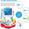 image:imageBest Choice Products Play Doctor Kit for Kids Pretend Medical Station Set for Boys amp Girls with Carrying Case 17 Accessories Mobile Cart LED EKG Thermometer Stethoscope Pulse Machine  BlueBlue