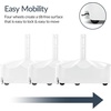 image:imageBest Choice Products 123lb Capacity Fillable Mobile Umbrella Base Heavy Duty Market Stand for Patio Deck Poolside Easy to move w 4 wheels  Wavy Design  BlackWhite