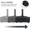 image:imageBest Choice Products 123lb Capacity Fillable Mobile Umbrella Base Heavy Duty Market Stand for Patio Deck Poolside Easy to move w 4 wheels  Wavy Design  BlackBlack