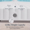 image:imageBest Choice Products 123lb Capacity Fillable Mobile Umbrella Base Heavy Duty Market Stand for Patio Deck Poolside w 4 Wheels 2 Locks 2 Knobs WindResistant Scallop Design  WhiteWhite