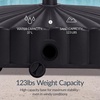 image:imageBest Choice Products 123lb Capacity Fillable Mobile Umbrella Base Heavy Duty Market Stand for Patio Deck Poolside w 4 Wheels 2 Locks 2 Knobs WindResistant Scallop Design  WhiteBlack