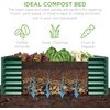 image:imageBest Choice Products 6x3x2ft Outdoor Metal Raised Garden Bed Deep Root Box Planter for Vegetables Flowers Herbs 269 Gallon Capacity 100 Non Toxic Materials  Gun MetalDark Green