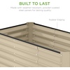 image:imageBest Choice Products 6x3x2ft Outdoor Metal Raised Garden Bed Deep Root Box Planter for Vegetables Flowers Herbs 269 Gallon Capacity 100 Non Toxic Materials  Gun MetalBeige