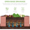 image:imageBest Choice Products 6x3x2ft Outdoor Metal Raised Garden Bed Deep Root Box Planter for Vegetables Flowers Herbs 269 Gallon Capacity 100 Non Toxic Materials  Gun MetalTerracotta