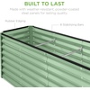 image:imageBest Choice Products 6x3x2ft Outdoor Metal Raised Garden Bed Deep Root Box Planter for Vegetables Flowers Herbs 269 Gallon Capacity 100 Non Toxic Materials  Gun MetalSage Green