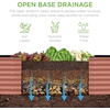 image:imageBest Choice Products 6x3x2ft Outdoor Metal Raised Garden Bed Deep Root Box Planter for Vegetables Flowers Herbs 269 Gallon Capacity 100 Non Toxic Materials  Gun MetalTerracotta