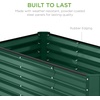 image:imageBest Choice Products 6x3x2ft Outdoor Metal Raised Garden Bed Deep Root Box Planter for Vegetables Flowers Herbs 269 Gallon Capacity 100 Non Toxic Materials  Gun MetalDark Green