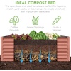 image:imageBest Choice Products 6x3x2ft Outdoor Metal Raised Garden Bed Deep Root Box Planter for Vegetables Flowers Herbs 269 Gallon Capacity 100 Non Toxic Materials  Gun MetalTerracotta