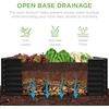 image:imageBest Choice Products 6x3x2ft Outdoor Metal Raised Garden Bed Deep Root Box Planter for Vegetables Flowers Herbs 269 Gallon Capacity 100 Non Toxic Materials  Gun MetalBlack