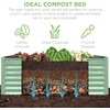 image:imageBest Choice Products 6x3x2ft Outdoor Metal Raised Garden Bed Deep Root Box Planter for Vegetables Flowers Herbs 269 Gallon Capacity 100 Non Toxic Materials  Gun MetalSage Green