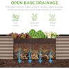 image:imageBest Choice Products 6x3x2ft Outdoor Metal Raised Garden Bed Deep Root Box Planter for Vegetables Flowers Herbs 269 Gallon Capacity 100 Non Toxic Materials  Gun MetalTaupe