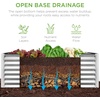 image:imageBest Choice Products 6x3x2ft Outdoor Metal Raised Garden Bed Deep Root Box Planter for Vegetables Flowers Herbs 269 Gallon Capacity 100 Non Toxic Materials  Gun MetalGalvanized