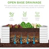 image:imageBest Choice Products 6x3x2ft Outdoor Metal Raised Garden Bed Deep Root Box Planter for Vegetables Flowers Herbs 269 Gallon Capacity 100 Non Toxic Materials  Gun MetalWhite