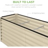 image:imageBest Choice Products 6x3x2ft Outdoor Metal Raised Garden Bed Deep Root Box Planter for Vegetables Flowers Herbs 269 Gallon Capacity 100 Non Toxic Materials  Gun MetalBeige