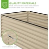 image:imageBest Choice Products 6x3x2ft Outdoor Metal Raised Garden Bed Deep Root Box Planter for Vegetables Flowers Herbs 269 Gallon Capacity 100 Non Toxic Materials  Gun MetalBeige