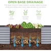 image:imageBest Choice Products 6x3x2ft Outdoor Metal Raised Garden Bed Deep Root Box Planter for Vegetables Flowers Herbs 269 Gallon Capacity 100 Non Toxic Materials  Gun MetalMoonlight Gray