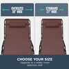 image:imageBest Choice Products Extra Wide Patio Chaise Lounge Chair Portable Outdoor Folding Recliner for Lawn w 8 Positions Handles 440lb Capacity  PeacockBrown