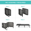 image:imageBest Choice Products Extra Wide Patio Chaise Lounge Chair Portable Outdoor Folding Recliner for Lawn w 8 Positions Handles 440lb Capacity  PeacockGrey
