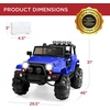 image:imageBest Choice Products Kids 24V 2Seater Electric Ride On Car Truck w 132lb Weight Capacity Parent Control Bluetooth LED Lights  Ultimate PinkBlue