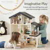 image:imageBest Choice Products Modern Wooden Dollhouse for Kids 3Story Doll House with 40 Furniture Accessories Interactive Dollhouse Set with Dolls MultiRoom Design for Girls amp Boys  SageSage
