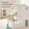 image:imageBest Choice Products Modern Wooden Dollhouse for Kids 3Story Doll House with 40 Furniture Accessories Interactive Dollhouse Set with Dolls MultiRoom Design for Girls amp Boys  SageSage