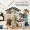image:imageBest Choice Products Modern Wooden Dollhouse for Kids 3Story Doll House with 40 Furniture Accessories Interactive Dollhouse Set with Dolls MultiRoom Design for Girls amp Boys  SagePink