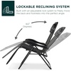 image:imageBest Choice Products Oversized Zero Gravity Chair Folding Outdoor Patio Lounge Recliner wCup Holder Accessory Tray Pillow  Dusty BlueCamouflage