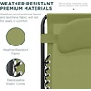 image:imageBest Choice Products Oversized Zero Gravity Chair Folding Outdoor Patio Lounge Recliner wCup Holder Accessory Tray Pillow  Dusty BlueDusty Green