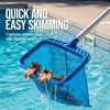 image:imageBest Choice Products Pool Cleaning Kit  3 in 1 Includes Pool Brush Skimmer Net 9 ft Adjustable Aluminum Pole for Wall amp Surface Cleaning of Above Ground Pools Inground Pools Spas Hot Tubs